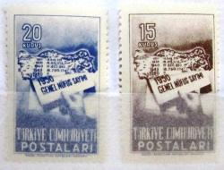 TÜRKİYE=1950  İ-1628..29  Nüfus Sayımı  (**)'