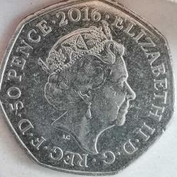 İNGİLTERE 2016 50 PENCE HATIRA 150th Anniversary - Birth of Beatrix Potter, Mrs Tiggy Winkle