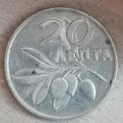 YUNANİSTAN  1973  20 LEPTA