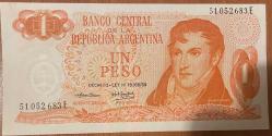 ARJANTİN 1 PESOS ÇİL KAĞIT PARA  RESİMDEKİ ÜRÜN