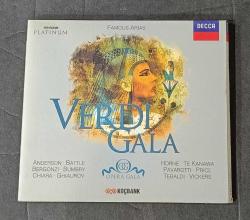 VERDI * GALA * FAMOUS ARIAS * PAVAROTTI * TEBALDI * VICKERS * CD