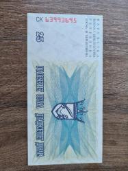 ÇİL Lot – Bosna-Hersek 1992 & Peru 1987 Banknotları (2’li Set)