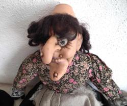 ANTİKA FATOŞ ETİKETLİ OYUNCAK BÜYÜK BOY CADI BEBEK BOY 60 CM