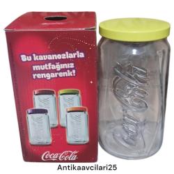 COCACOLA CAM KAVANOZ SIFIR PROMOSYON KOLEKSİYONLUK