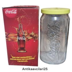 COCACOLA CAM KAVANOZ SIFIR PROMOSYON KOLEKSİYONLUK