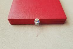 ESKİ - İSTANBUL MATBAA MESLEK LİSESİ ROZETİ - MADALYA  ( SICAK MİNELİ MODEL ) C934