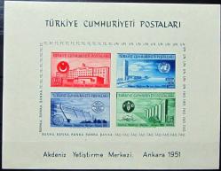 TÜRKİYE=1952  İ-B 4  B.M. Akdeniz Yetiştirme Merkezi (FAO)   (**)'