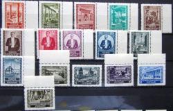 TÜRKİYE=1952  İ-1678..93  Viyana Baskısı Posta Pulları  (**)'