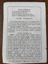 4 EYLÜL 2006 - TAKVİM YAPRAĞI - DOĞUM GÜNÜ HEDİYESİ - BÜYÜK SAATLİ MAARİF TAKVİMİ - GAZİ MUSTAFA KEMAL ATATÜRK  - SİVAS KONGRESİ - İNGİLTERE KRAL VIII.EDVARD DOLMABAHÇE'YE GELDİ - EYLÜL AYINDA BİLİNMESİ GEREKENLER