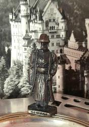 Kurşun Osmanlı asker Subaşı biblo minik figür