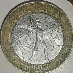 FRANSA 1991  10 FRANK