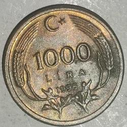 TÜRKİYE 1996  1000 LİRA