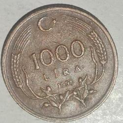 TÜRKİYE 1995  1000 LİRA
