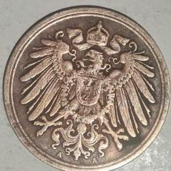 ALMANYA 1910 A   1 PFENNIG