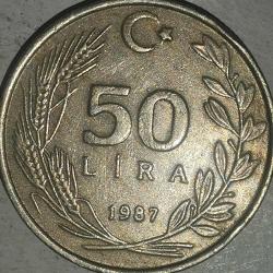 TÜRKİYE  1987   50   LİRA