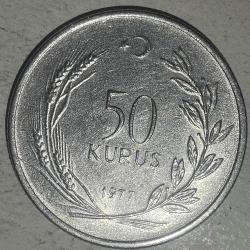TÜRKİYE  1977  50 KURUŞ