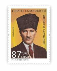 2023 ATATÜRK VE CUMHURİYET KONULU RESMİ POSTA MNH