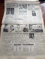 Cumhuriyet Gazetesi - 29 Mayıs 1962 - Paris'te Bir Kongre Yazan Nadir Nadi Başmakale - Adalet Partisi Senato Grubu Afla İlgili Hükümet Görüşünü Kabul Etti - Sermaye Yatırımı İle İlgili Türk Batı Alman Görüşmelerine Başlandı - İkinci İmar Ve İskân Kongresi Açıldı - Of'lu Mehmet Reis Uçakla İsrail'e Gitti - Plajlar Ve Moteller 3 Gün Sonra Açılacak - Silifke'de Genç Bir Yobaz Atanın Büstünü Parçaladı - İsmet İnönü'yü Öldüreceğim Diyen Sarhoş Önce Tevkif Edildi Sonra Serbest Bırakıldı - Bir Daha Bir Daha Yazan İlhan Selçuk Köşe Yazısı - Son Macera Yazan Maurice Dekobra Yazı Dizisi - Franco Din Adamlarını İspanyol Grevcilerini Tahrik Etmekle Suçladı - Kızıl Çin'de Açlık - Havada Laflar Yazan Burhan - Brigitte Bardot'un Halefi Kim Olacak - Resimli Roman Melun Kız Çizen Yves Sayol - Bay Oscar Karikatür - Mersin Petrolünün İlk Partisi İstanbul'a Geliyor - Bingöl'de Liseliler Paydos'u Temsil Etti - 400 Metre Engellide Fahir Özgüden 5000 Metrede Muharrem Dalkılıç Birinci Geldiler - Fenerbahçe