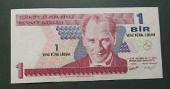 8 Emisyon A 79 662000  Seri sonu 1 Yeni Lira Çil (Güzel seri no)