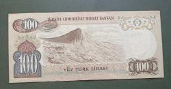 6 Emisyon H 89 Seri 100 Lira Çil altı