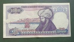 7 Emisyon A 52 Seri 1000 Lira Çil altı