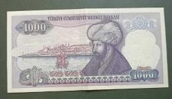7 Emisyon I 77 772745 Seri 1000 Lira Çil altı