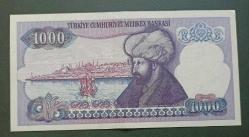 7 Emisyon J 16 Seri 1000 Lira Çil altı