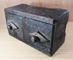 HaRiKa AĞAÇ OYMA KaHVe-ŞeKeR KUTUSU...