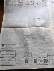 Cumhuriyet Gazetesi - 24 Eylül 1946 - Sömürgecilik Ve Akdeniz Emniyeti Cumhuriyet Başmakale - Fransa'da Memurlar Büyük Bir Grev Yaptı - Üniversitelere Alınacak Talebe Hakkındaki Karar - 30,000 Çift Torik Daha Denize Döküldü - İran'da İsyan - Amerikan Genelkurmay Başkanı Eisenhower Yeni Bir Topyekûn Harp Olursa Dünya Buna Dayanamayacaktır Diyor - İlkokullar Açıldı Dün İlk Dersleri Vali Sıkıyönetim Komutanı Milli Eğitim Müdürü Ve Emniyet Müdürü Verdiler - Sam Amca Karikatür Çizen Cemal Nadir - Kendi Davalarımız Yazan Ahmed Hamdi Başar - İsrail'in Gizli Orduları - Çocuk Tiyatrosu Ve Ses Opereti - Tehlikeli Kadın Bu Akşam Sümer Sinemasında - Safiye Ayla İsmail Dümbüllü Ve Suzan Yakar Beşiktaş Bahçesinde -  Yeni Futbol Ve Sportif Komiteleriyle Ceza Heyeti Seçildi - Hamdi Canko - Ulvi Yenal - Yavuz Sultan Selim Ağlıyor Yazan Feridun Fazıl Tülbentçi Yazı Dizisi - Sakızda Türk Yunan Dostluk Tezahürleri - Sınıflara Dönüş Yazan Burhan Felek Köşe Yazısı - Amcabey Ve Sürat Çizen Cemal