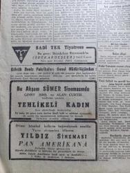 Cumhuriyet Gazetesi - 24 Eylül 1946 - Sömürgecilik Ve Akdeniz Emniyeti Cumhuriyet Başmakale - Fransa'da Memurlar Büyük Bir Grev Yaptı - Üniversitelere Alınacak Talebe Hakkındaki Karar - 30,000 Çift Torik Daha Denize Döküldü - İran'da İsyan - Amerikan Genelkurmay Başkanı Eisenhower Yeni Bir Topyekûn Harp Olursa Dünya Buna Dayanamayacaktır Diyor - İlkokullar Açıldı Dün İlk Dersleri Vali Sıkıyönetim Komutanı Milli Eğitim Müdürü Ve Emniyet Müdürü Verdiler - Sam Amca Karikatür Çizen Cemal Nadir - Kendi Davalarımız Yazan Ahmed Hamdi Başar - İsrail'in Gizli Orduları - Çocuk Tiyatrosu Ve Ses Opereti - Tehlikeli Kadın Bu Akşam Sümer Sinemasında - Safiye Ayla İsmail Dümbüllü Ve Suzan Yakar Beşiktaş Bahçesinde -  Yeni Futbol Ve Sportif Komiteleriyle Ceza Heyeti Seçildi - Hamdi Canko - Ulvi Yenal - Yavuz Sultan Selim Ağlıyor Yazan Feridun Fazıl Tülbentçi Yazı Dizisi - Sakızda Türk Yunan Dostluk Tezahürleri - Sınıflara Dönüş Yazan Burhan Felek Köşe Yazısı - Amcabey Ve Sürat Çizen Cemal