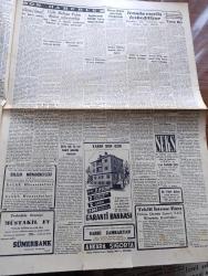 Cumhuriyet Gazetesi - 16 Ağustos 1953 - Yunanistan'da Zelzele Durdu Fotoğraf - Yeni Harcırah Kanunu Tasarısının Esasları - Yurtta 12 Çimento Fabrikası Kuruluyor - CHP'nin Mitingi Fotoğraf - Sabık Ürdün Kralı Tallal İstanbul'a Geldi - Boksör Garbis Taki'ye Galip Geldi - Kore Konferansına Katılacak Devletler - Kore'de Hürriyete Kavuşan Erler Bayrağımızı Öpüyor Fotoğraf - Doğuda İnanılmaz Şeyler Gördüm Röportajı Yapan Yaşar Kemal Yazı Dizisi - İstiklal Caddesi Asfaltlanıyor - Diyanet İşleri Başkanı Eyüp Sabri Hayırlıoğluna İki Ay İzin Verildi - Pazar Konuşmaları Yazan Bedri Rahmi Eyüboğlu - Seks'in 2. Fasikülü Çıktı - İran'da Meclis Feshediliyor - Safiye Ayla Çiftesaraylar Bahçesinde - Akdeniz Kupası Yüzme Yarışları - Fenerbahçe Beyoğluspor İle Karşılaşacak - Topkapı Sarayında Tarihi Odalar Yazan Haluk Yusuf Şehsuvaroğlu - Meraklı Resimler - Perihan Sözeri Konseri - Üstad Münir Nurettin Selçuk Konseri Küçük Çiftlik Parkında - Hoover Çamaşır Makinesi