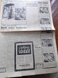 Cumhuriyet Gazetesi - 16 Ağustos 1953 - Yunanistan'da Zelzele Durdu Fotoğraf - Yeni Harcırah Kanunu Tasarısının Esasları - Yurtta 12 Çimento Fabrikası Kuruluyor - CHP'nin Mitingi Fotoğraf - Sabık Ürdün Kralı Tallal İstanbul'a Geldi - Boksör Garbis Taki'ye Galip Geldi - Kore Konferansına Katılacak Devletler - Kore'de Hürriyete Kavuşan Erler Bayrağımızı Öpüyor Fotoğraf - Doğuda İnanılmaz Şeyler Gördüm Röportajı Yapan Yaşar Kemal Yazı Dizisi - İstiklal Caddesi Asfaltlanıyor - Diyanet İşleri Başkanı Eyüp Sabri Hayırlıoğluna İki Ay İzin Verildi - Pazar Konuşmaları Yazan Bedri Rahmi Eyüboğlu - Seks'in 2. Fasikülü Çıktı - İran'da Meclis Feshediliyor - Safiye Ayla Çiftesaraylar Bahçesinde - Akdeniz Kupası Yüzme Yarışları - Fenerbahçe Beyoğluspor İle Karşılaşacak - Topkapı Sarayında Tarihi Odalar Yazan Haluk Yusuf Şehsuvaroğlu - Meraklı Resimler - Perihan Sözeri Konseri - Üstad Münir Nurettin Selçuk Konseri Küçük Çiftlik Parkında - Hoover Çamaşır Makinesi
