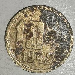 TÜRKİYE 1942   10 PARA  HALİYLE