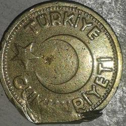 TÜRKİYE 1945   25  KURUŞ   HALİYLE