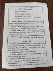5 ARALIK 2006 - TAKVİM YAPRAĞI - DOĞUM GÜNÜ HEDİYESİ - BÜYÜK SAATLİ MAARİF TAKVİMİ - BALZAC - CAN YÜCEL - TÜRKİYE'DE KADINLARA SEÇME VE SEÇİLME HAKKI VERİLDİ - WALT DİSNEY DOĞDU - FRANSIZ YAZAR ALEXANDRE DUMAS PERE DOĞDU - BESTECİ AMEDEUS MOZART ÖLDÜ - FAZIL SAY