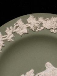 Wedgwood Jasperware Yeşil Dekoratif Tabak – England