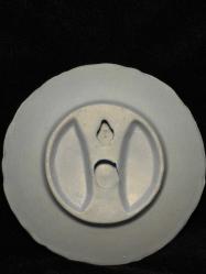 Vintage Jasperware Stili Mavi Kabartmalı Kadın Büstü Tabak (Camé Tarzı – Rokoko Esintili)
