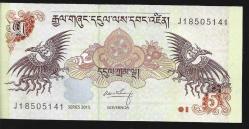 ** BUHUTAN ( 5 * NGULTRUM ) 2015 - ÇİL
