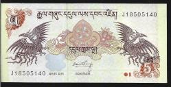 ** BUHUTAN ( 5 * NGULTRUM ) 2015 - ÇİL