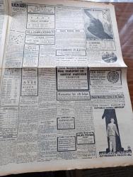 Cumhuriyet Gazetesi - 19 Haziran 1940 - Sulh Teklifinden Sonra Vaziyet Yazan Nadir Nadi Başmakale - Mütareke Şartları Tespit Edildi - Hitler'le Mussolini Münih'te Görüştüklerini Neticenin Fransa'ya Bugün Bildirilmesi Bekleniyor - Hitler İle Mussolini'nin Görüştüğü Bina Fotoğrafı - Churchill'in Nutku - Cephelerde Harekat Devam Edildi - Sovyet Garnizonlarının Takviye Edildiği Baltık Memleketlerini Gösterir Harita - Amerika Devletleri İktisadi Cephe Kuruyor - Tarihte Türkler ve İngilizler Yazan Ziya Şakir Yazı Dizisi - Akdeniz'de Sefer Yapacak Türk Vapurlarının Sigortası - Konya Milli Kütüphanesi - İngiliz Tayyarelerinin Bombardımanı - Bordeaux Bombalandı - Aşk Ve Macera Romanı İlk Ve Son Yazan Esad Mahmud Karakurt Yazı Dizisi - Charles Boyer'in En Güzel Filmi Atmaca Sümer Sinemasında - Bugünkü Radyo Programı - Odeon Yeni Çıkan Plaklar - Müzeyyen Senar - Münir Nurettin Selçuk - Ziraat Bankası - Sümerbank Yerli Mallar Pazarı