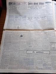 Cumhuriyet Gazetesi - 20 Haziran 1940 - Fransa Kendi Varlığını Kurtaracaktır Yazan Nadir Nadi Başmakale - Fransız Kabinesinin Tarihi İçtimai - Toplantıda Hazır Bulunan İspanya Elçisi Hitler'in Tekliflerini Dün Petain Hükümetine Bildirdi - İngiltere'ye Büyük Bir Hava Hücumu Yapıldı - Üç Fransız Murahhası Alman Murahhası İle Mülaki Olmak Üzere Paris'e Hareket Etti - Fransız Donanması Üslerinden Ayrıldı - Tarihte Türkler Ve İngilizler Yazan Ziya Şakir Yazı Dizisi - İstanbul'un Ekmek İhtiyacı - Türkiye İsviçre Ticaret Anlaşması - Polonyalı Yahudi Mülteciler - Uruguayda Bir Nazi Komplosu Keşfedildi - Aşk Ve Macera Romanı İlk Ve Son Yazan Esad Mahmud Karakurt Yazı Dizisi - Bugünkü Radyo Programı - Sherlock Holmes Filmi Bugünden İtibaren İpek Sinemasında - Brooklyn Kahramanı Lale Sinemasında - Safiye Ayla Her Akşam Tepebaşı Bahçesinde - Çapamarka - Kansızlık İçin Deschiens - Arlon Pırlantalı Ve Elmaslı Saatler - Protejin Frengi Ve Belsoğukluğu İçin - Armutlu Kaplıcaları - Mazon Meyva Tuzu -