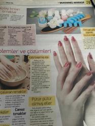 HÜRRİYET GAZETESİ HÜRRİYET KELEBEK 2 GAZETESİ DOĞUM GÜNÜ GAZETESİ - 6 Eylül 2017 - sekiz adımda mükemmel manikür-pütür pütür olmuş eller-kolay kırılan tırnaklar-çatlamış eller-tırnakdaki ojenin bozulması-tırnak törpüsü seçimi-ayak nasırları-kolay kırılan tırnaklar-problemler ve çözümler-sararmış tırnaklar takma tırnaklarlar-