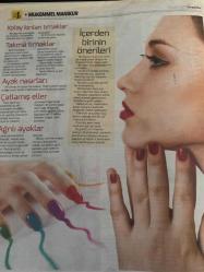 HÜRRİYET GAZETESİ HÜRRİYET KELEBEK 2 GAZETESİ DOĞUM GÜNÜ GAZETESİ - 6 Eylül 2017 - sekiz adımda mükemmel manikür-pütür pütür olmuş eller-kolay kırılan tırnaklar-çatlamış eller-tırnakdaki ojenin bozulması-tırnak törpüsü seçimi-ayak nasırları-kolay kırılan tırnaklar-problemler ve çözümler-sararmış tırnaklar takma tırnaklarlar-