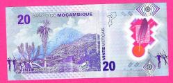 Mozambique 20 Meticais 2024 Polymer new family P 155 UNC ÇİL