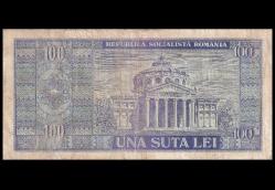 SOSYALİST ROMANYA 100 LEY 1966 T+