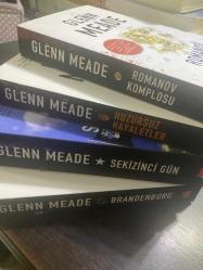 Glenn meade 4 kitaplık sıfır set - brandenburg , sekizinci gün , huzursuz hayaletler , romanov  komplosu
