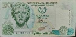 Kıbrıs 10 Lira 2001 ÇÇT (7.5) Kondüsyon
