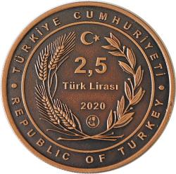 2020 Anadolu Ajansı'nın Kuruluşunun 100. Yılı (Bronz) Darphane Hatıra Parası ''SERTİFİKALIDIR'