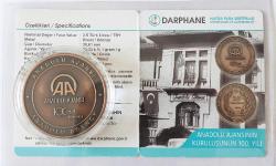 2020 Anadolu Ajansı'nın Kuruluşunun 100. Yılı (Bronz) Darphane Hatıra Parası ''SERTİFİKALIDIR'
