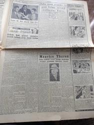 Cumhuriyet Gazetesi - 28 Kasım 1953 - Sen Ben Derken Yazan Nadir Nadi Başmakale - Moskova'nın Yeni Barış Taarruzu - Türkiye Bankalar Birliği - Stassen Önümüzdeki Ay Türkiye'ye Geliyor - Fransız Hükümeti Dün Büyük Tehlike Atlattı - Wembley Stadında Asrın Futbol Maçı İngiltere 3 Macaristan 6 Fotoğrafı - Pakistan Genel Valisi Gulam Muhammed Dün İstanbul'a Geldi Fotoğraf - Kırıkkale'de Görülen Uçan Daire - Eski İran Başbakanı Musaddık Müdafaasını Yapıyor - Pastörize Süt Fabrikaları Müşkül Durumda - Uçan Daire Muamması Hakkında İlk Eser - Kanada Amerika Arasında Radar Anlaşması - İzmir'de Büyük Bir Traktör Fabrikası Kuruluyor - Tütün Ve Ciğer Kanseri - Galatasaray Beykoz Karşılaşması - 1953 1954 Yunus Nadi Mükafatı En Güzel Hikaye - Beynelmilel Portreler Maurice Thorez - Kore'den 28 Yaralımız Geliyor - Tahran'a Dönen Prenses Fotoğrafı - İstanbul Belediyesi Şehir Tiyatroları Dram Kısmında Yavru Kartal Komedi Kısmında Onu Çok Seviyordum Piyesi - Yeni Eczaneler Kanunu - Kadriye Sarıca
